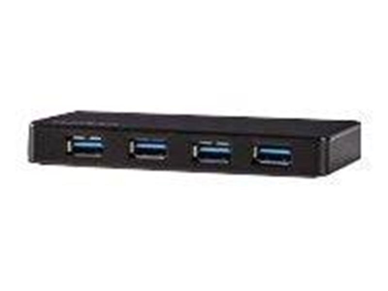 Nedis UHUBU3420BK - hub - 4 ports USB-Hubs - USB 3.2 - 4 - Schwarz