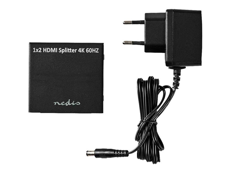 Nedis VSPL3472AT - video/audio splitter - 2 ports