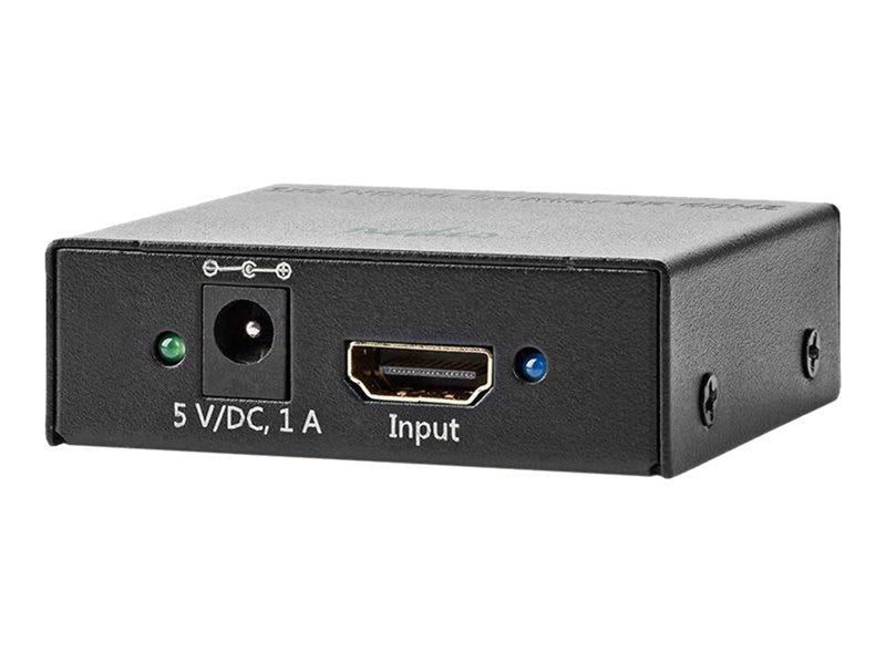 Nedis VSPL3472AT - video/audio splitter - 2 ports