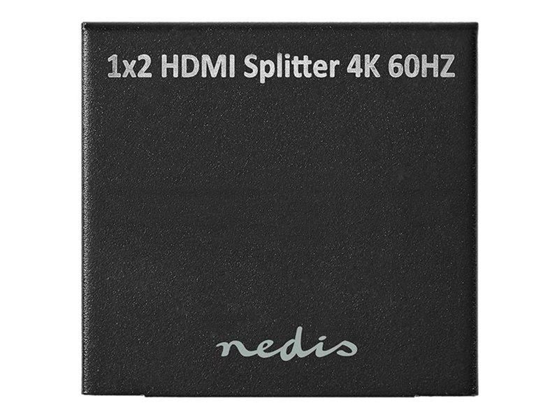 Nedis VSPL3472AT - video/audio splitter - 2 ports