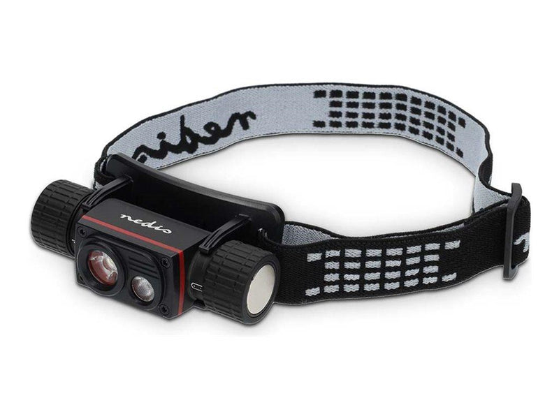 Nedis - head flashlight - LED x 2 - 10 W - 6500-8000 K - black