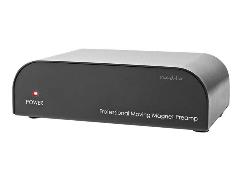 Nedis AAMP2411BK - phono preamplifier - Phono-Vorvestärker - Schwarz