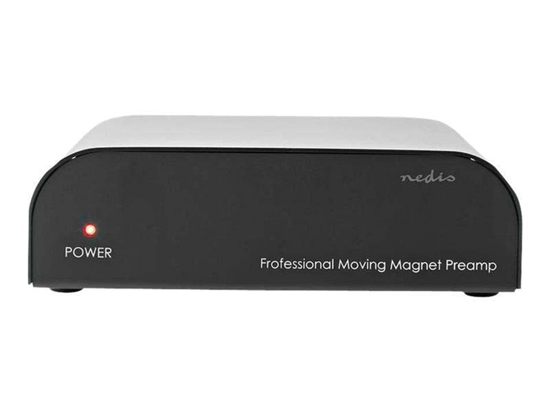 Nedis AAMP2411BK - phono preamplifier - Phono-Vorvestärker - Schwarz