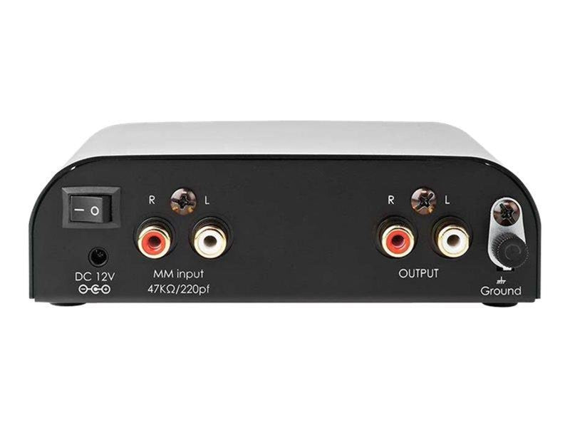 Nedis AAMP2411BK - phono preamplifier - Phono-Vorvestärker - Schwarz