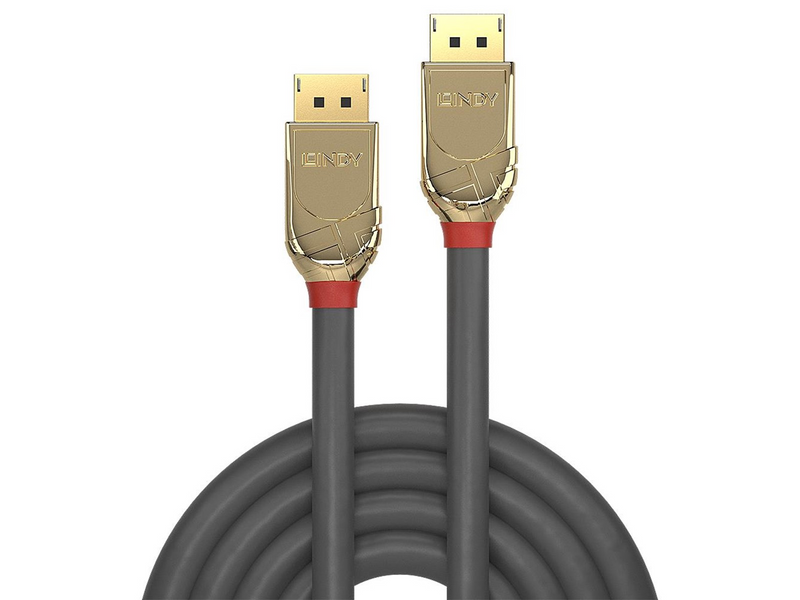 Lindy Gold DisplayPort 1.4 Cable - 0.5m