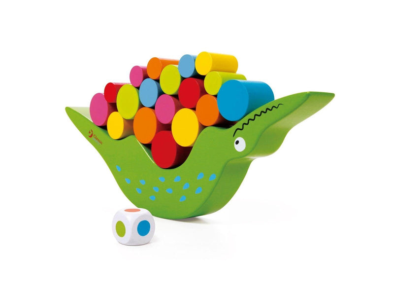 Classic World Wooden Balance Game Crocodile 20 pcs.