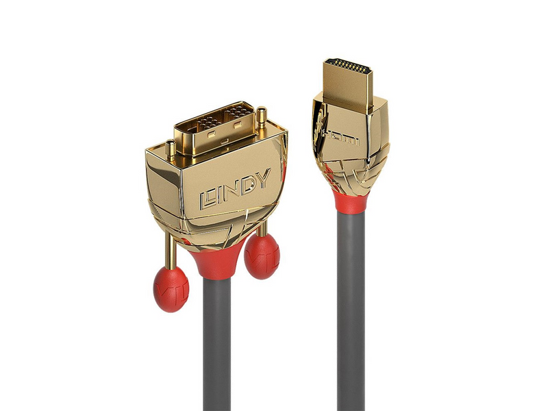 Lindy Gold HDMI to DVI-D Cable - 15m