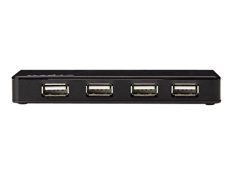 Nedis UHUBU2730BK - hub - 7 ports USB-Hubs - 7 - Schwarz