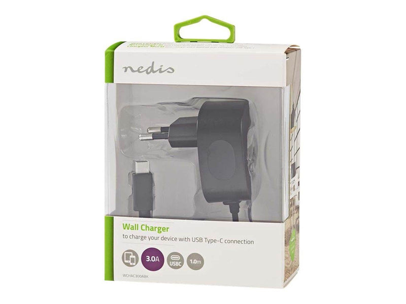 Nedis WCHAC300ABK power adapter - 24 pin USB-C