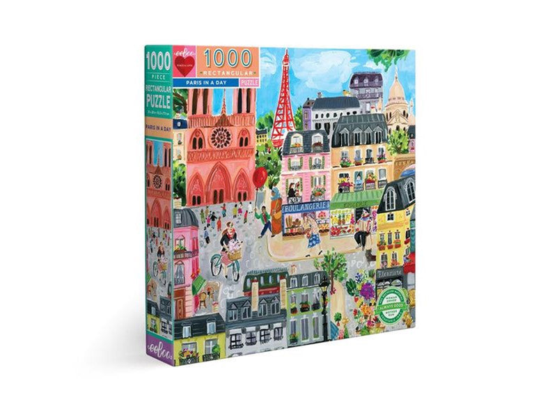 eeBoo Puzzle 1000 pcs - Paris in a Day