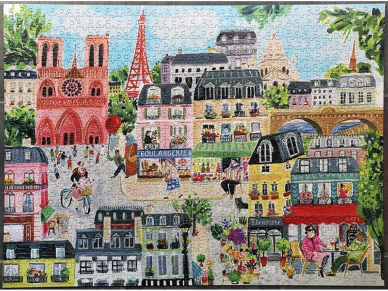 eeBoo Puzzle 1000 pcs - Paris in a Day