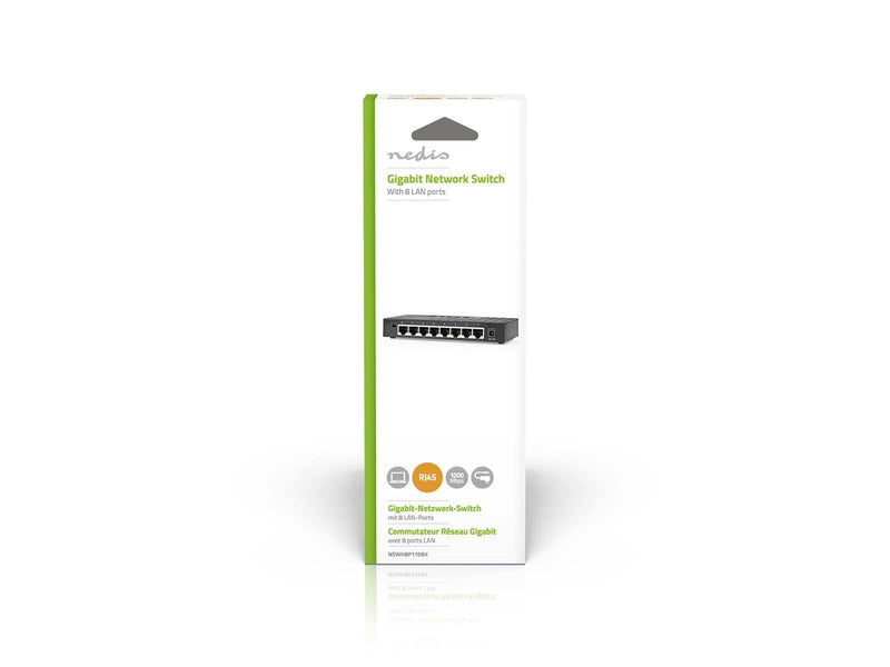 Nedis NSWH8P110BK network switch