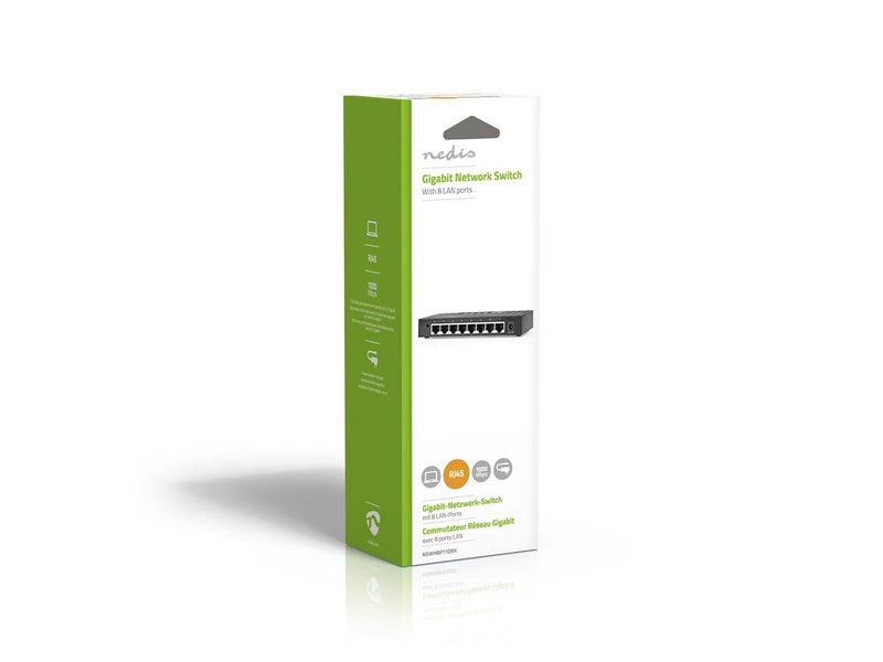 Nedis NSWH8P110BK network switch