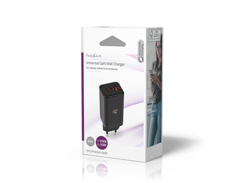 Nedis Universal GaN Wall Charger