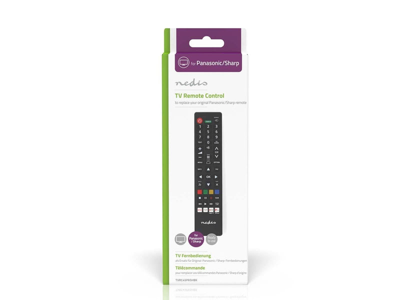 Nedis TVRC45PASHBK remote control