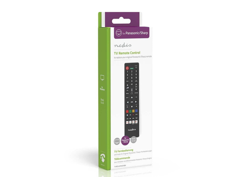 Nedis TVRC45PASHBK remote control