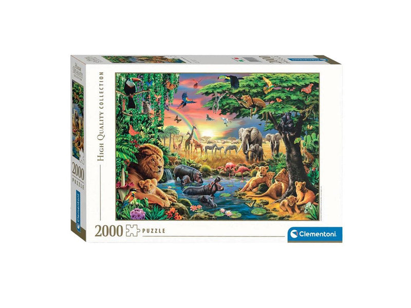 Clementoni Jigsaw Puzzle The African Gathering 2000pcs. Boden