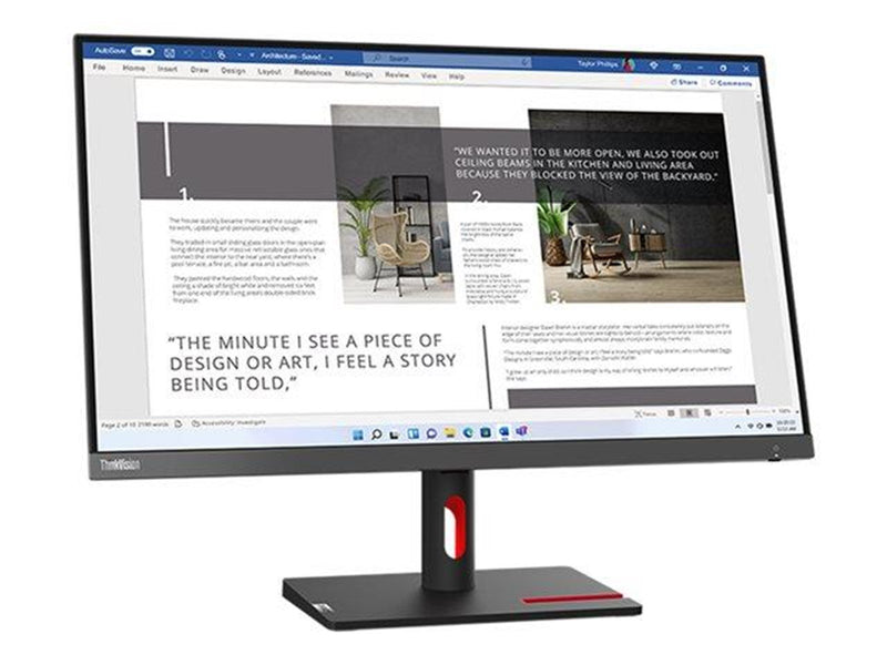 27" Lenovo ThinkVision S27i-30 - 1920x1080 - 100Hz - IPS