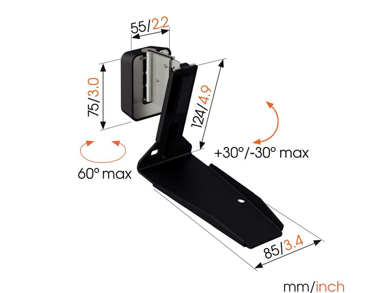 Vogel's SWM 4131 Sonos Speaker mount - for Era 300 (black) 4.5 kg