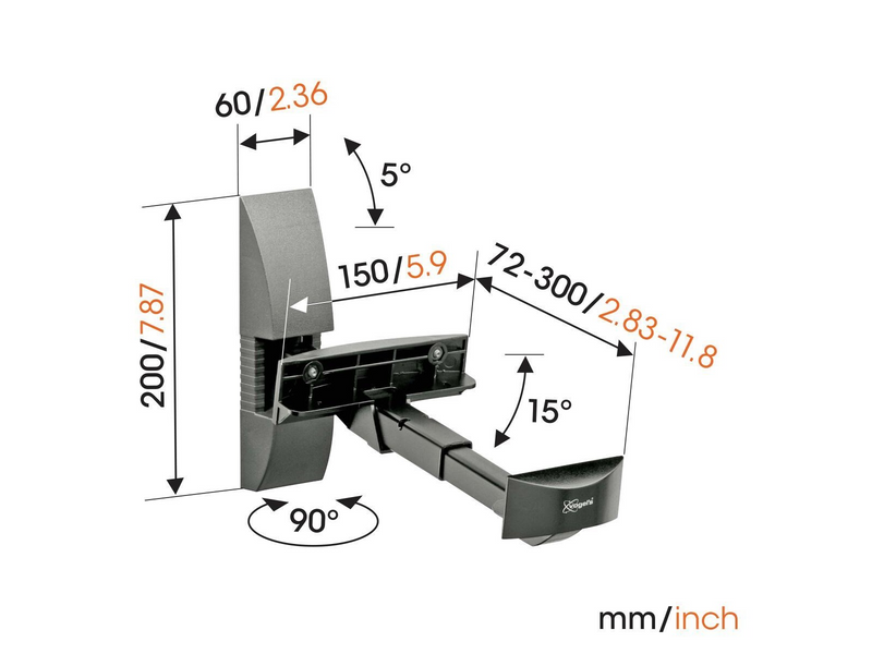 Vogel's Evolution VLB 200 - mounting kit - for speaker(s) 20 kg