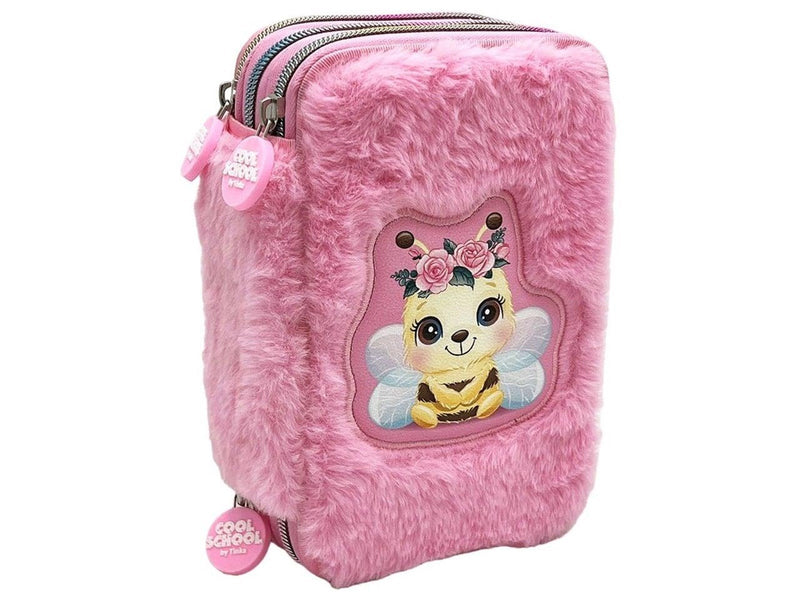 Tinka Triple Pencilcase - Bee Rosa