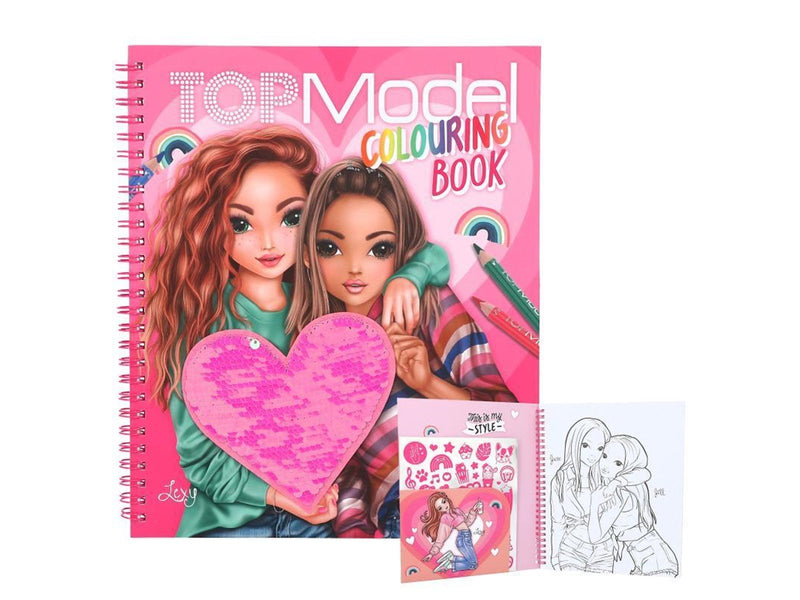 Topmodel Colouring Book