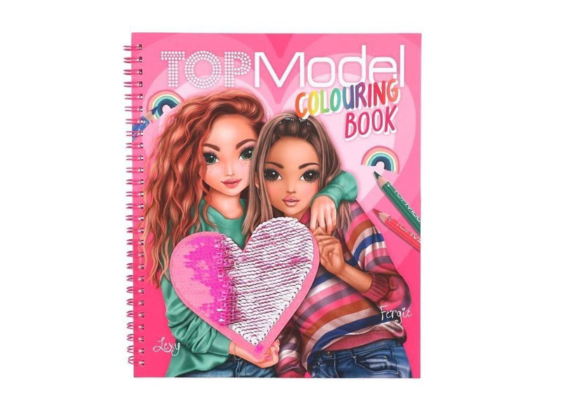 Topmodel Colouring Book