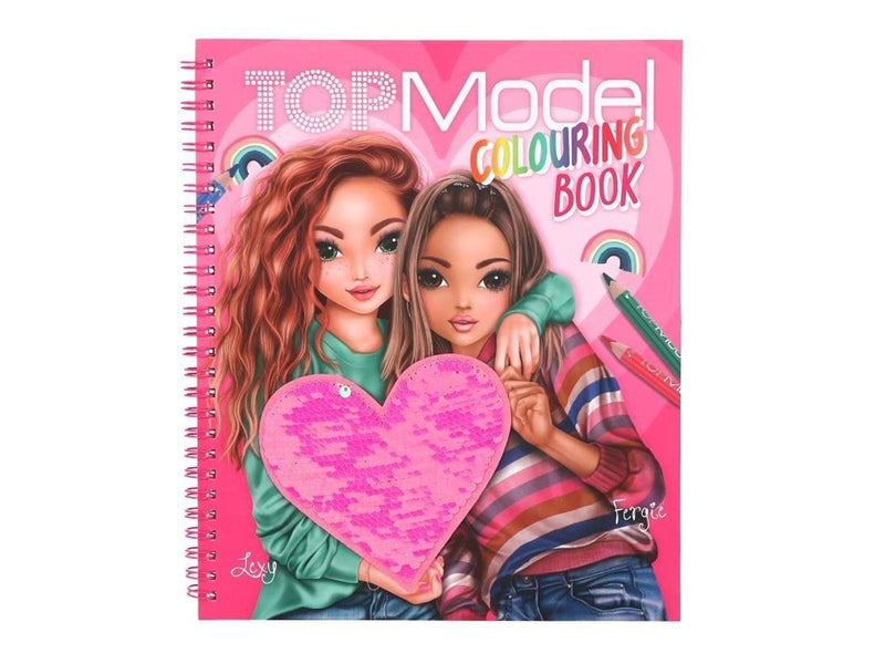Topmodel Colouring Book