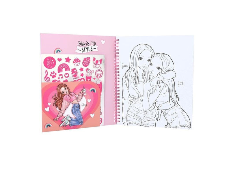 Topmodel Colouring Book
