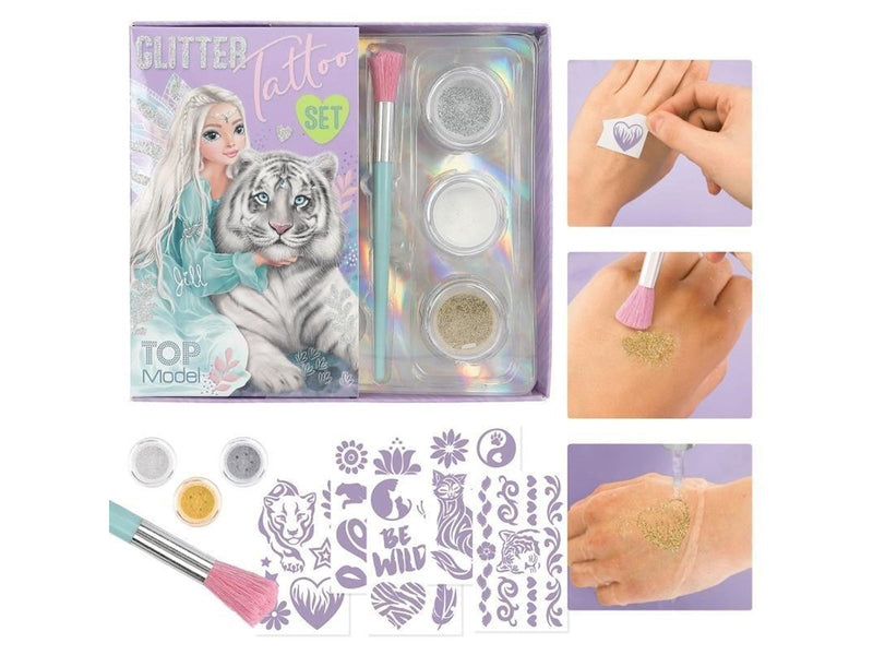Topmodel Glitter Tattoo Set