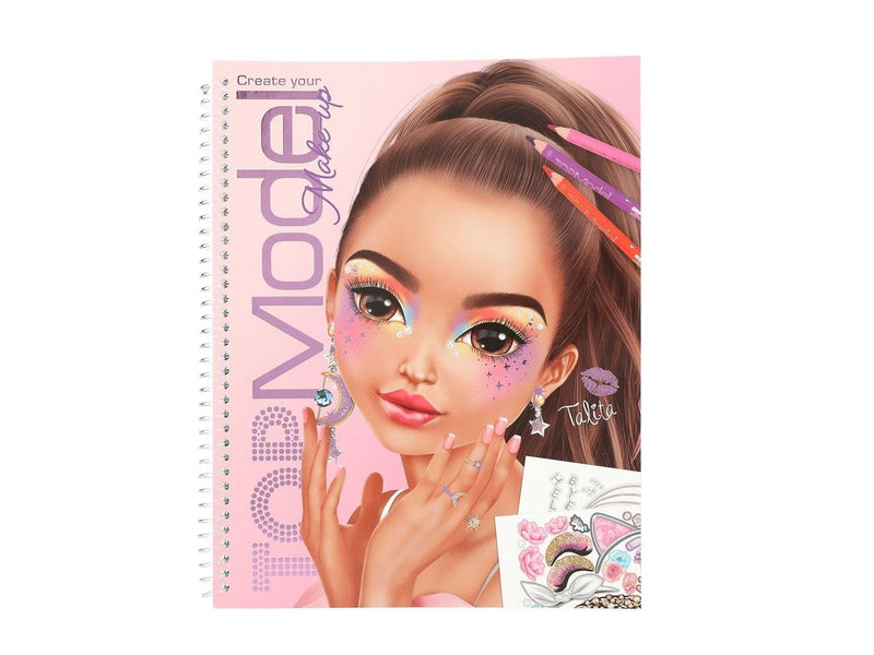 Topmodel Make-Up Colouring Book
