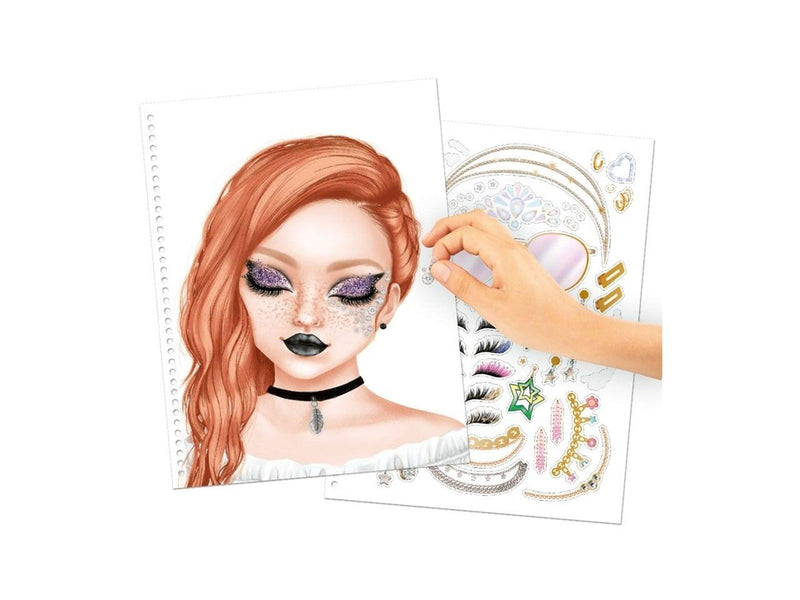 Topmodel Make-Up Colouring Book