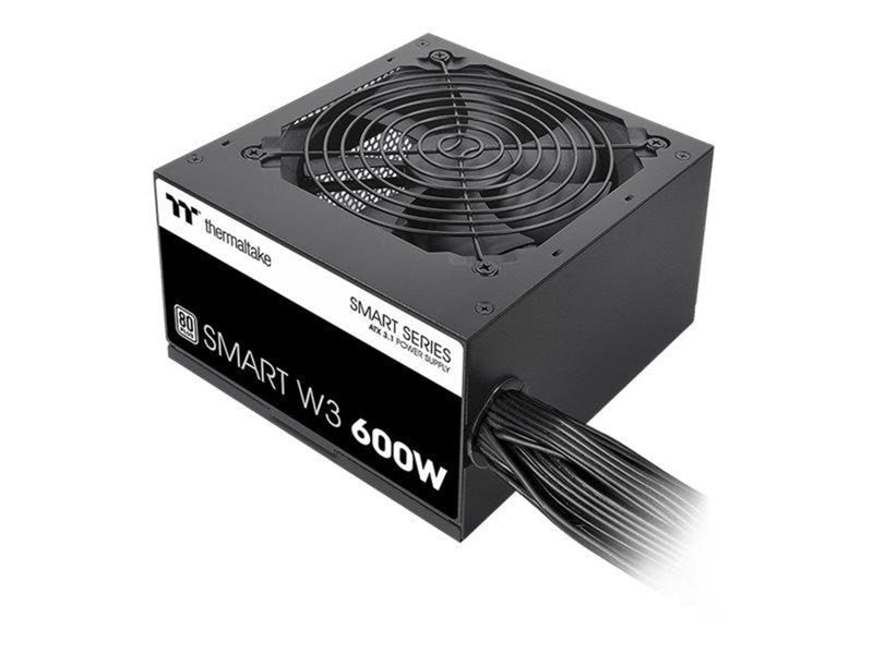 Thermaltake SMART W3 600W Netzteile - 600 Watt - 120 mm - ATX - 80 Plus White (bis zu 80% effektiv)