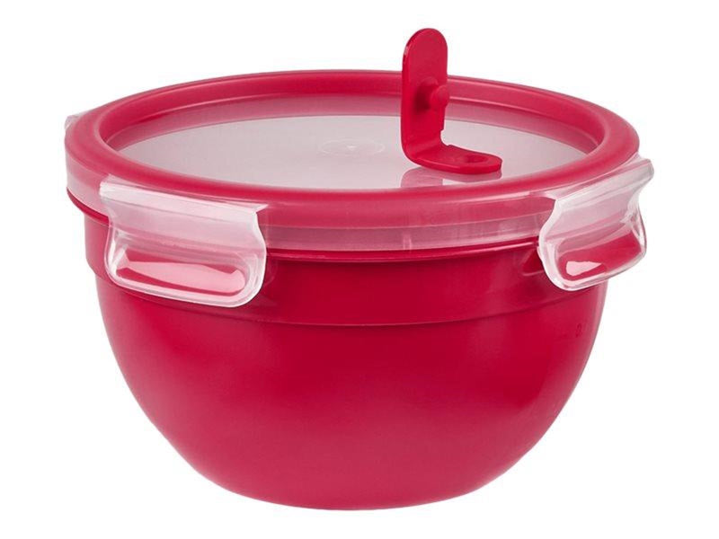 EMSA CLIP & MICRO - food storage container - red - 2.6 L