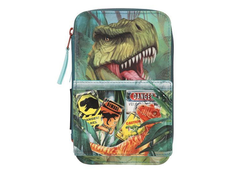 Depesche Dino World Triple Pencil Case DANGER