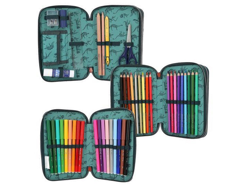 Depesche Dino World Triple Pencil Case DANGER