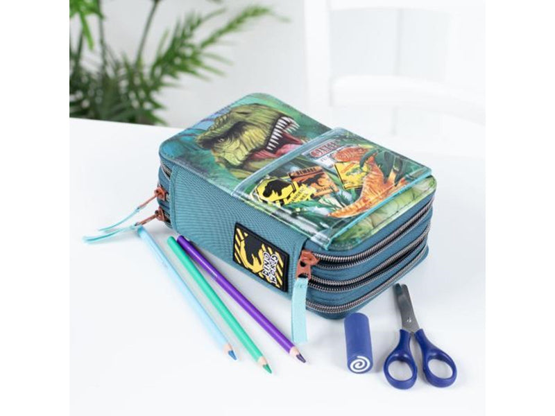 Depesche Dino World Triple Pencil Case DANGER