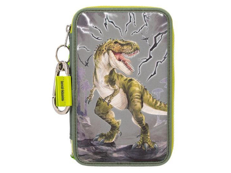 Depesche Dino World - Triple Pencil Case REFLECTOR