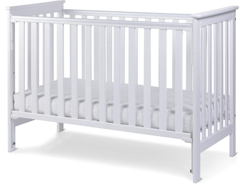 Nordbaby Leolia - cot 120 x 60 cm foldable side white