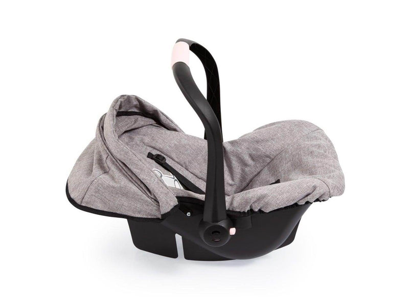 Bayer Design Deluxe Car Seat with Canopy for Dolls - Grey (67910AA)