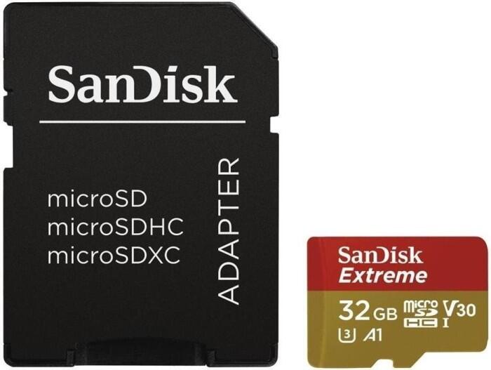SanDisk Extreme microSDHC Speicherkarte 32GB + SD-Adapter