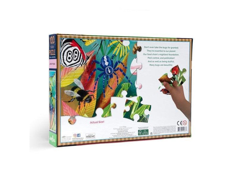 eeBoo Puzzle 100 pcs - Love of Bugs
