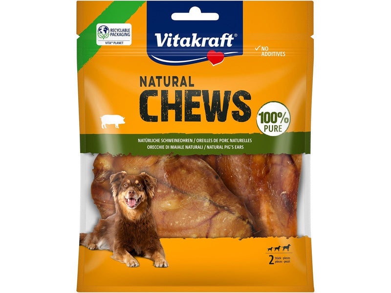 Vitakraft - CHEWS pig ears for dogs 2 pcs