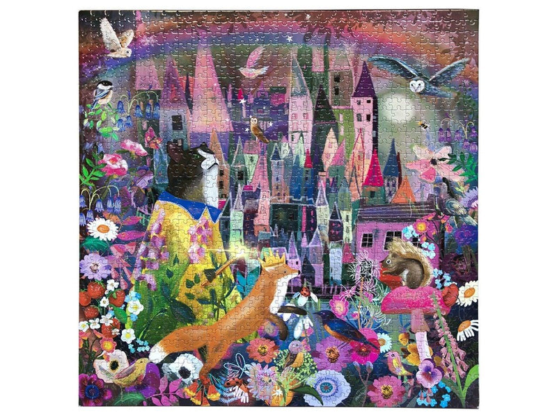 eeBoo Puzzle 1000 pcs - Cat and Castle