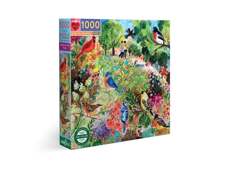 eeBoo Puzzle 1000 pcs - Birds in the Park