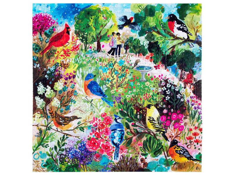 eeBoo Puzzle 1000 pcs - Birds in the Park