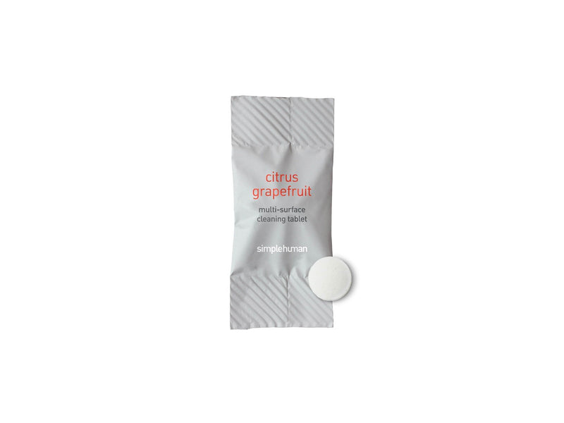 Simplehuman Mehrflächen-Reinigungstabletten, Zitrus-Grapefruit, Packung mit 12