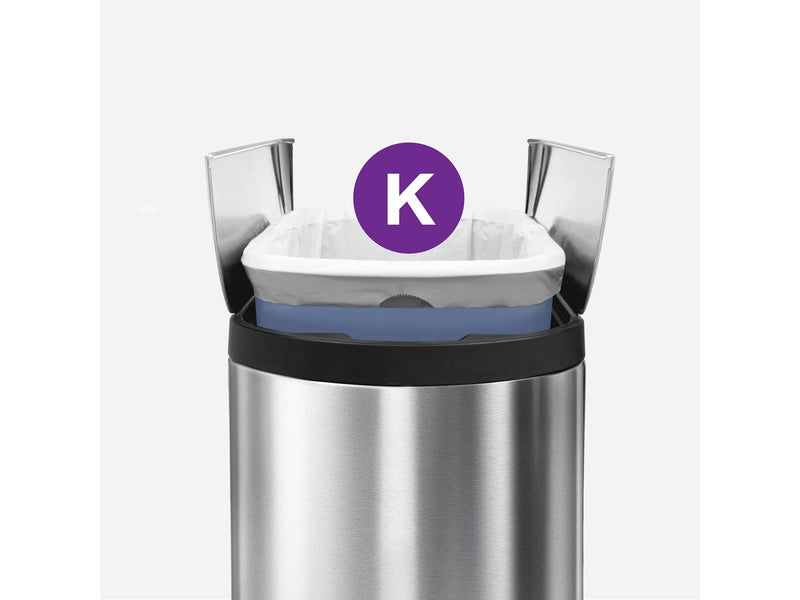 Simplehuman Code K maßgeschneiderte Müllbeutel, Packung mit 20, weiß
