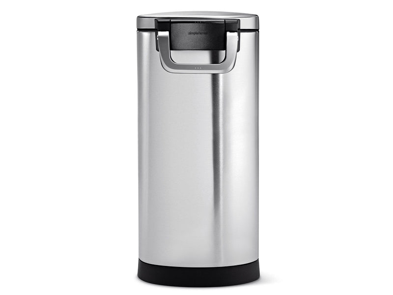 Simplehuman 30L großer Tierfutterbehälter, gebürstet