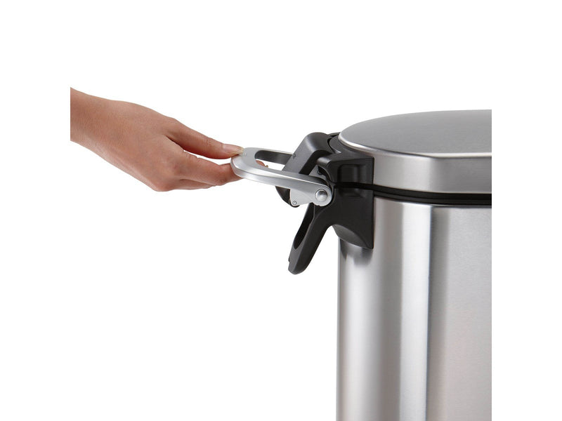 Simplehuman 30L großer Tierfutterbehälter, gebürstet